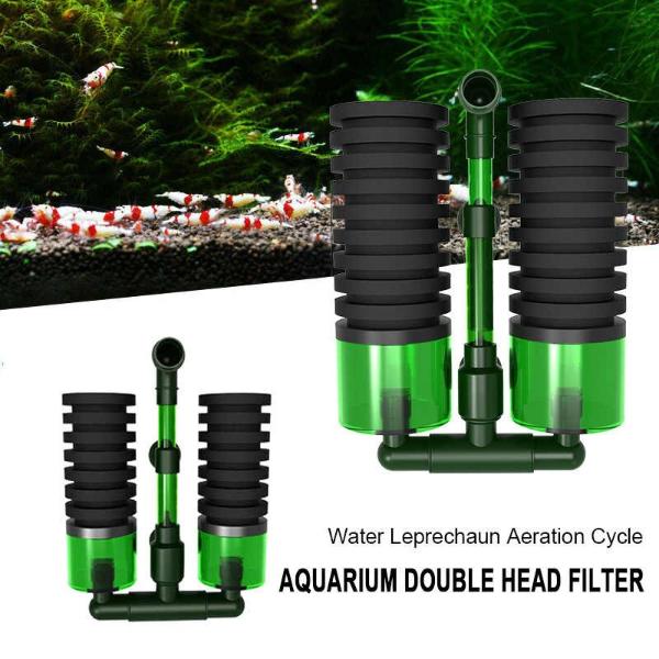 QANVEE Biochemical Sponge Filter Double Head QS-200A and QS-100A