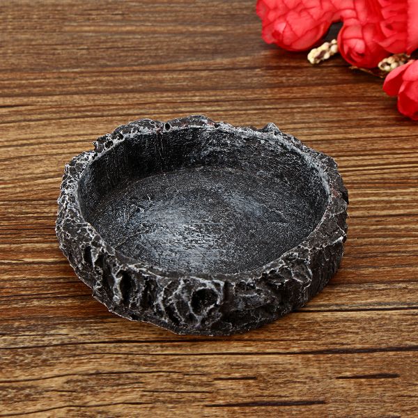 Reptile Feeding Bowl Food Water Terrarium Dish Pet Lizard Gecko Feeder