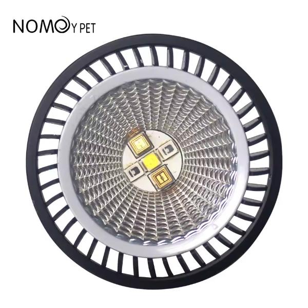 Nomoypet LED Basking Lamp UVB and UVA Bulb 10.0 Calcium Supplement for Reptiles