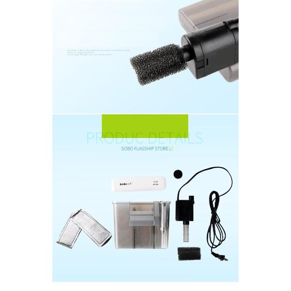 SOBO Hang On Filter WP-308H 6W 600L/hr