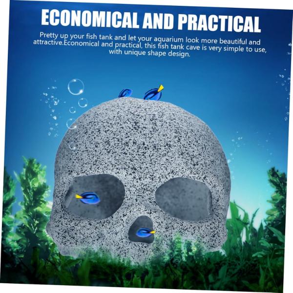 Aquarium Fish Hideout Rock Cave Decor 11.5x9x8.5cm
