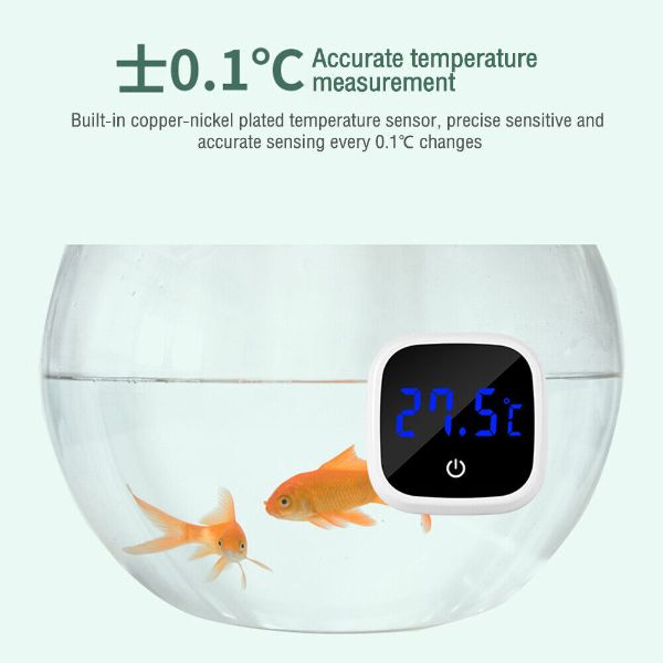 Fish Tank Thermometer High Precision LED Digital Display
