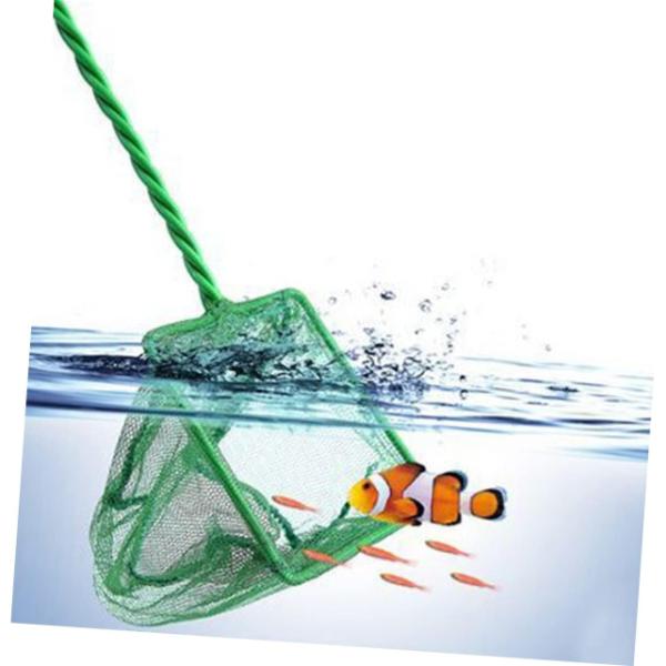 Large Fish Net with Handle Fish Green (3 Sizes)