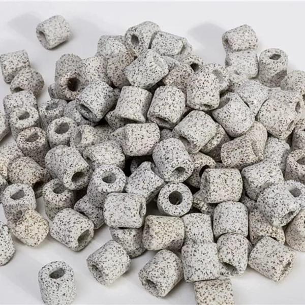 Bio Porous Ceramic Gray Ring Filter Media Bacteria House 500g