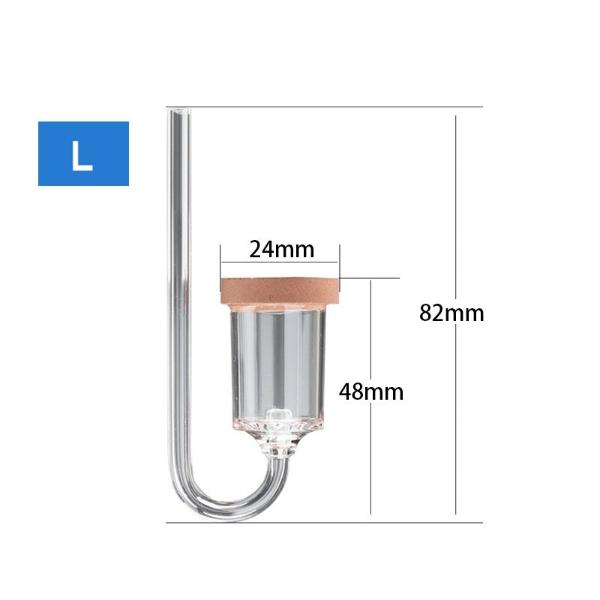 Aquapro Acrylic Nano Diffuser with bubble counter 3 Sizes
