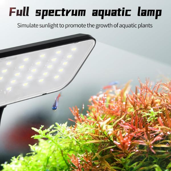 Aquarium Clip On 12W LED Full Spectrum Planted Light