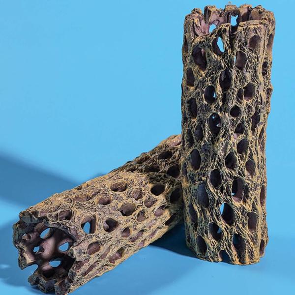 Fish Shrimp Wood Decor Shelter Resin for Pets Hide Aquarium