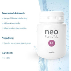 Aquario Neo Plants Root Tab Fe (Iron) – Planted Aquarium Fertilizer