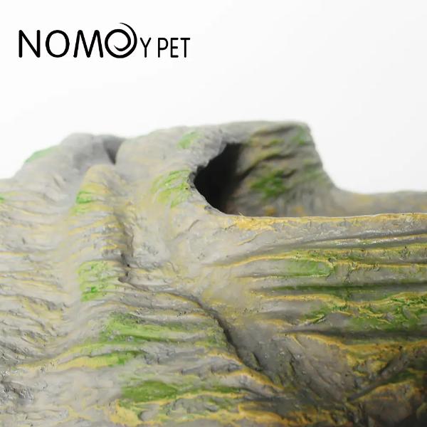 Nomoypet Reptile Hide, Platform, Planting and Water Flowing Landscape in one