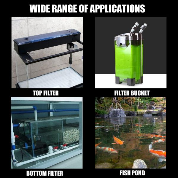 6D Aquarium Filter 6-Layer Foam Sponge Water Media Pad (3 Sizes)