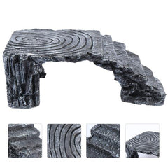 Aquarium Climbing Rock Turtle Basking Platform Artificial Aquarium Decorations for Reptile Tortoise Resting Terrace Platform