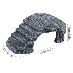 Aquarium Climbing Rock Turtle Basking Platform Artificial Aquarium Decorations for Reptile Tortoise Resting Terrace Platform
