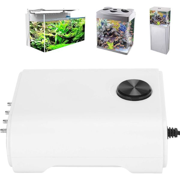 quarium Air Pump 12W Ultra Quiet Adjustable Oxygen Pump Tuning ZY-988