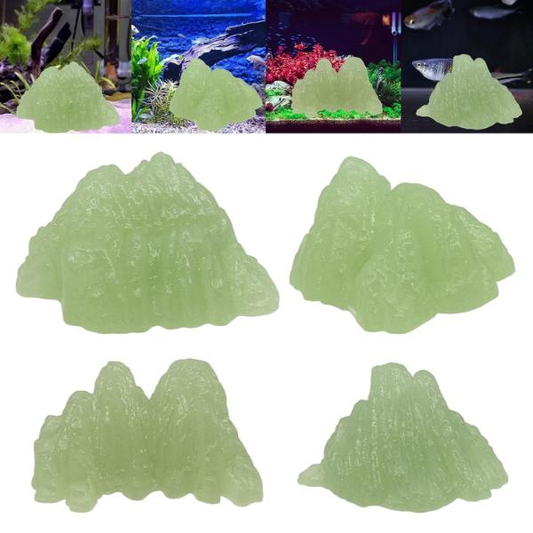 Dark Glowing Rock Luminous Stone for Aquarium Landscaping