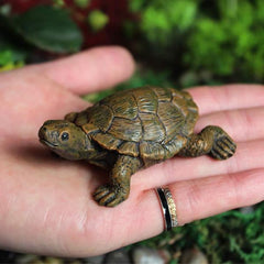 Miniature Outdoor Turtle Fountain Decorations Pond Fish Tank