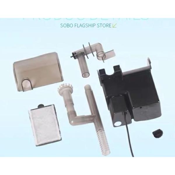 SOBO Hang On Filter WP-606H 10W 500L/hr