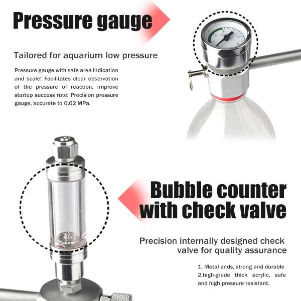 DIY CO2 Generator System Kit with Solenoid Valve Diffuser Included