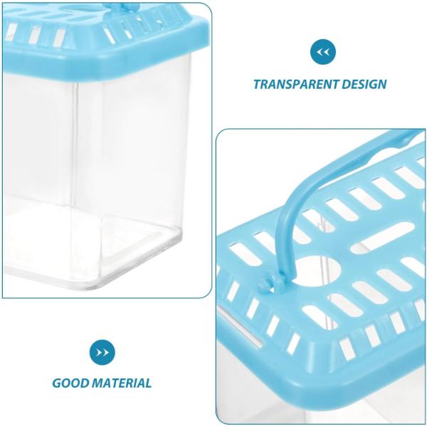 3 in 1 Betta Box Isolated Breeding Box (18.5 x 9.5 x 9cm)