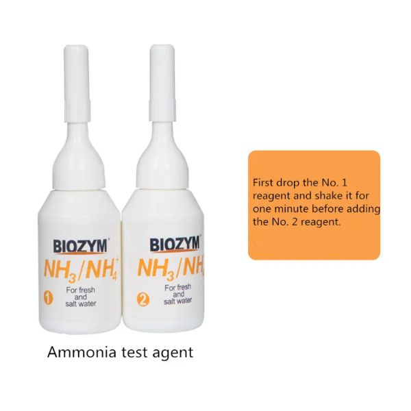 BIOZYM 3 in 1 Test Kit for Fresh and Marine Water NH3/NH4. NO2 and pH