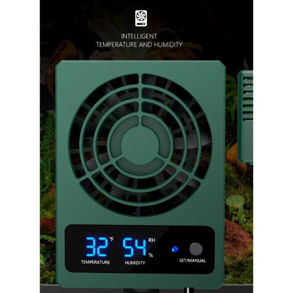 Nomoypet Intelligent Screen Display Fan Remove Excess Humidity