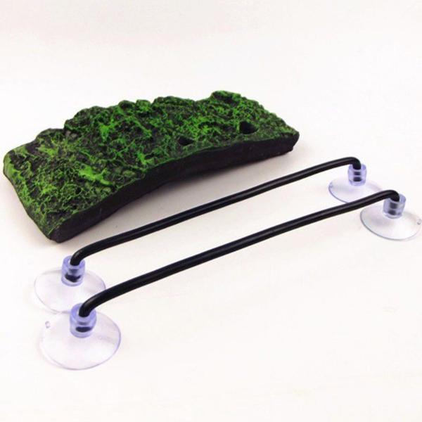 Turtle Basking Platform, Automatic Floating Rectangular Aquarium Fish Tank Adjustable Reptile Resting Terrace Tortoise Climbing Platform