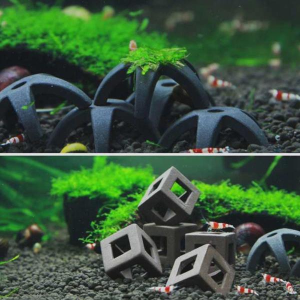Ceramic House for Small Fish Shrimp 2 Types