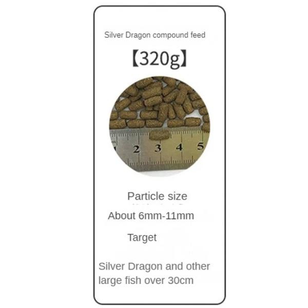 Porpoise Silver Arowana Fish Food 320g