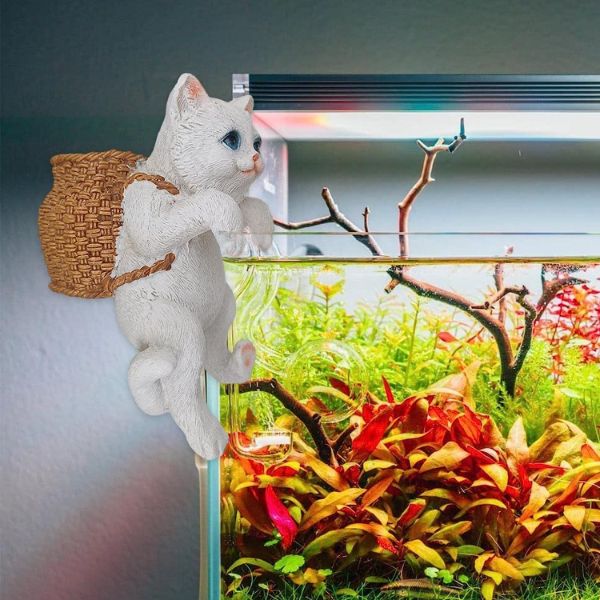 Fish Tank Cat Decorations