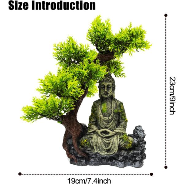 Aquarium Ancient Buddha Statue Decoration