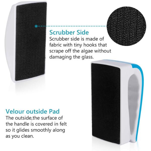 Aquarium Magnetic Scrapers Medium for Cleaning Medium and Large