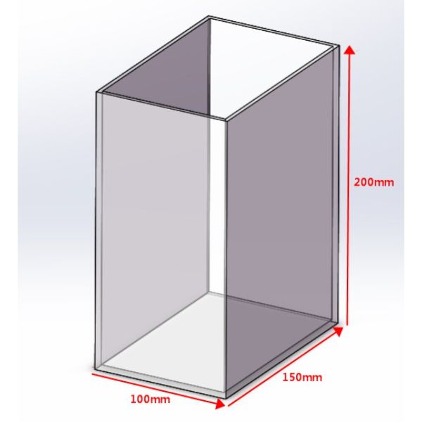 Acrylic Clear Betta Fish Tank (3 Sizes)