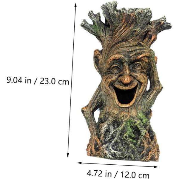 Smiley Tree Man Aquarium Decoration for Fish Hiding