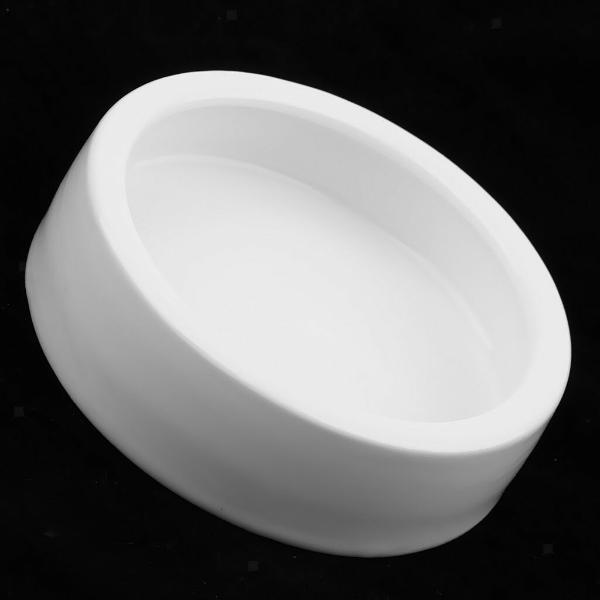 Smooth Ceramic Anti-Escape Worm Dish for Reptile Lizard Feeding Food Water Bowl