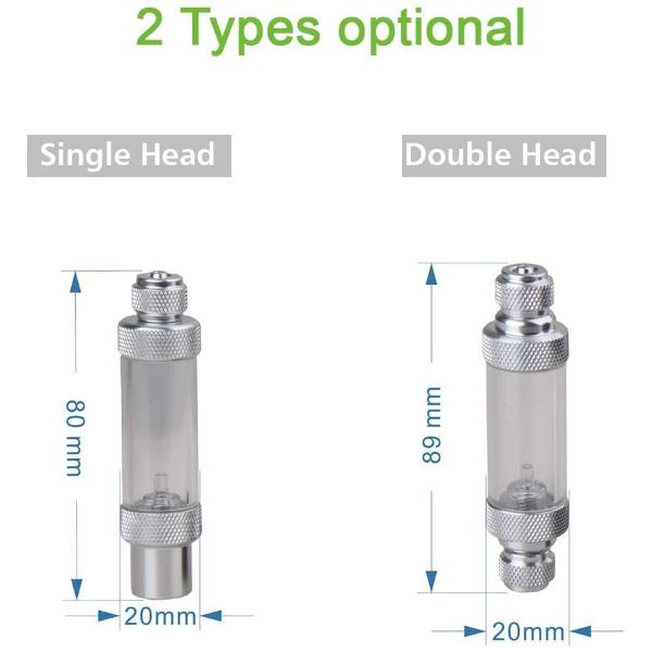 CO2 Bubble Counter Double Head