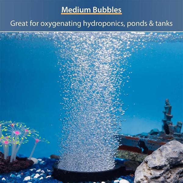 Aquarium Round Air Stone Disc Bubble Diffuser (2 Sizes)