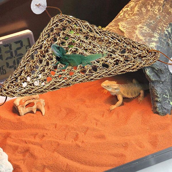 Natural Triangle Lizard Lounger Bearded Dragon Hammock Reptile Hammock top