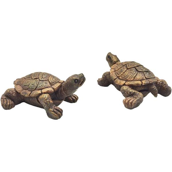 Miniature Outdoor Turtle Fountain Decorations Pond Fish Tank