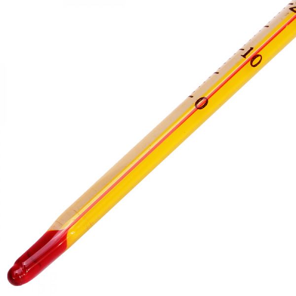 Aquarium Thermometer Long Yellow