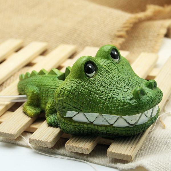 Underwater Bubbling Crocodile Ornament Fish Tank Décor