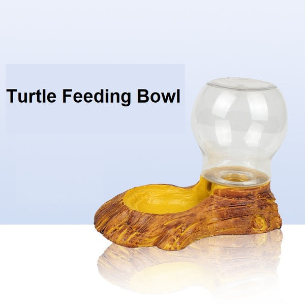 Reptile Water Dish Automatic Water Feeder Dispenser for Snake Tortoise Crickets Crabs Turtle Gecko Pet Yard Lizard Frog Feeding Water Bowl