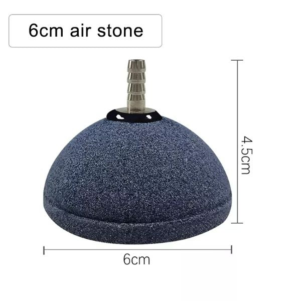 Aquarium Carborundum Air Stone 6 cm Provides Oxygen Circulation (3 Sizes)