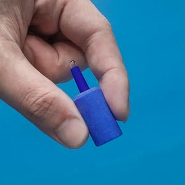 Small Air Stone Cylinder Blue Bubble Diffuser for Small Air Pumps