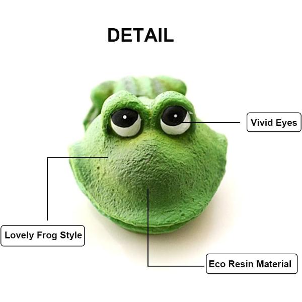 Air Bubbler Frog Aquarium Natural Ornament Decoration