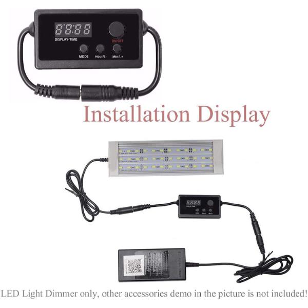 Led light timer Inlet and outlet 7x1.08x3.9 cm