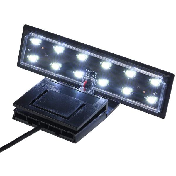 Aquarium Super Slim Clip On LED Clamping Light 220V 5W X3