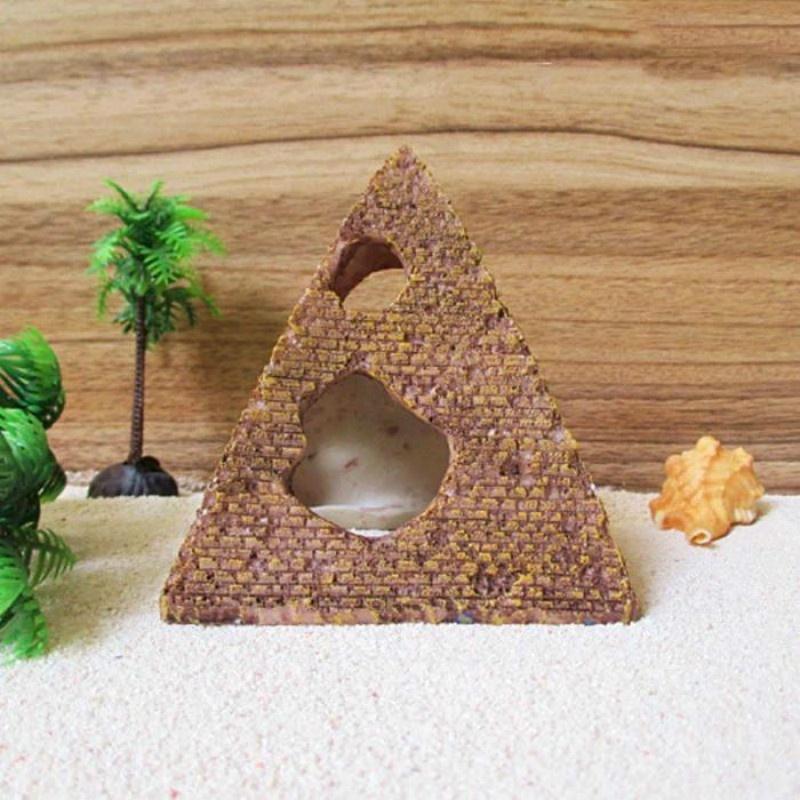Fish Tank Egyptian Pyramid Decoration
