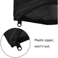 Filter Net Bag Aquarium Zipper Mesh Black