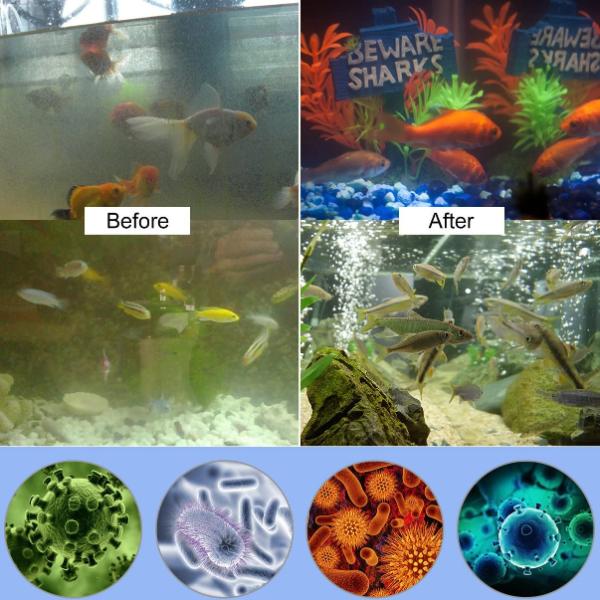 UV Sterilization Light Aquarium Submersible 13W/11W/9W/7W