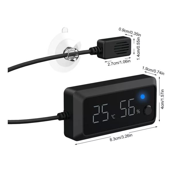 Nomoypet Intelligent Thermo-Hygrometer Control Temperature and Humidity for Reptiles
