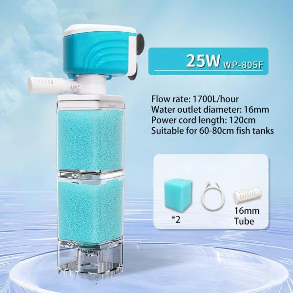 Oxygenated Fish Tank Sponge Filter Fish Tank Water Pump Aquarium